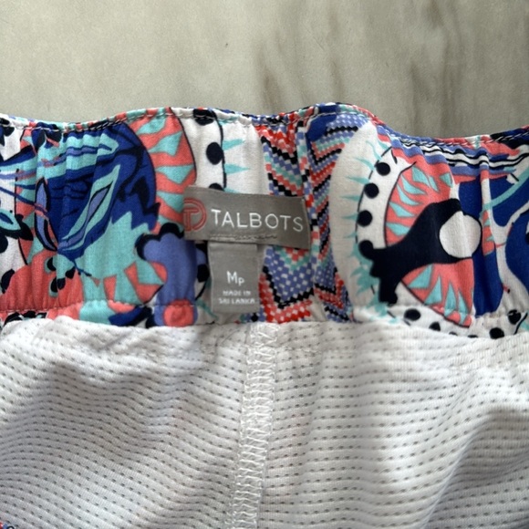 T by Talbots Summer Athletic Breathable Elastic Waist Skort Size Medium Petite - Picture 6 of 8